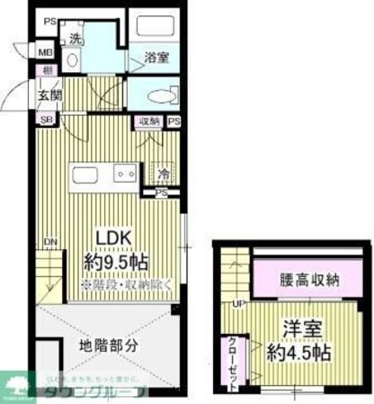 notice椎名町の物件間取画像